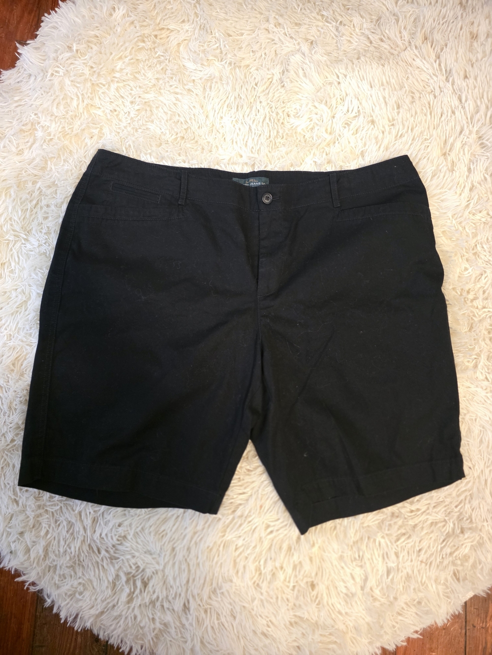 Lauren Ralph Lauren Black Women's Chino Shorts